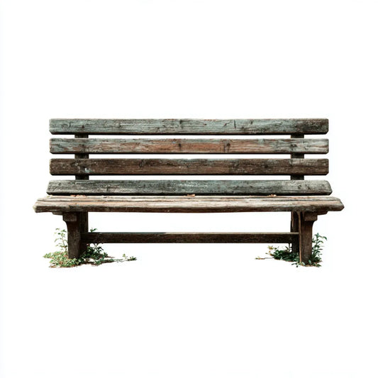 Banc de jardin 3 places brun et vert en bois massif rectangulaire 150 x 60 x 85 cm